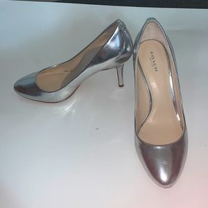 3” Sliver Leather High Heel